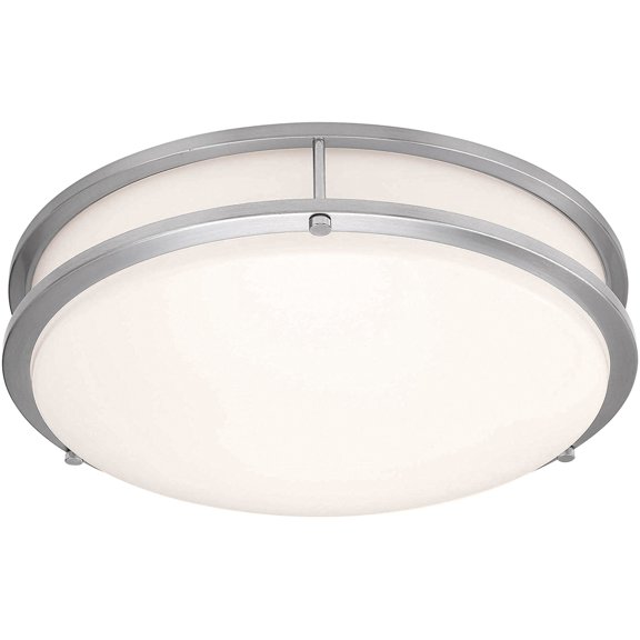 Access Lighting 20508LEDD-BS/ACR Solero Iii 16" Wide Led Flush Mount Bowl Ceiling Fixture