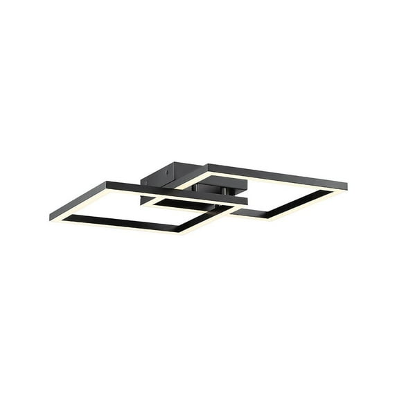 Access Lighting LED Flush Mount or Wall Sconce in Black Color