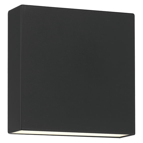 20026LEDDMG-BL/FST Access Lighting Strand - 24W 2 LED Bi-Directional Outdoor Wall Sconce In Modern Style-5.5 Inches Tall and 5.5 Inches Wide