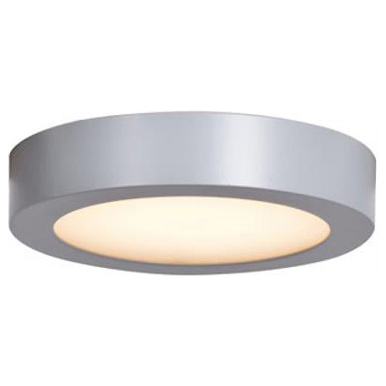 Ulko Silver LED Round Flush Mount Light
