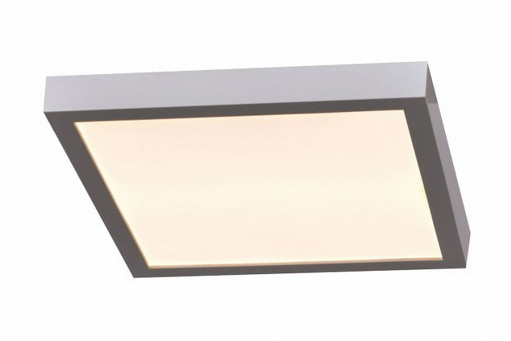 Ulko 9-Inch Silver Aluminum LED Flush Mount Light