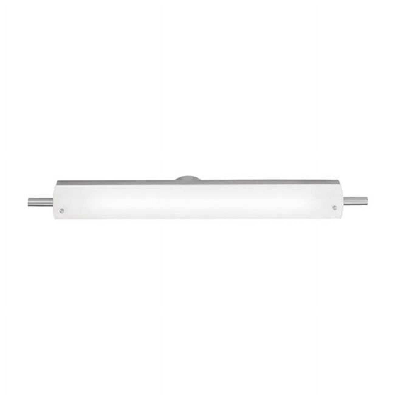 Vail 30'' Stainless Steel LED Vanity Light with Dimmable Opal Shade