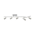 thumbnail image 1 of Access Lighting 5 Light Adjustable LED Track in Brushed Steel Color, 1 of 5