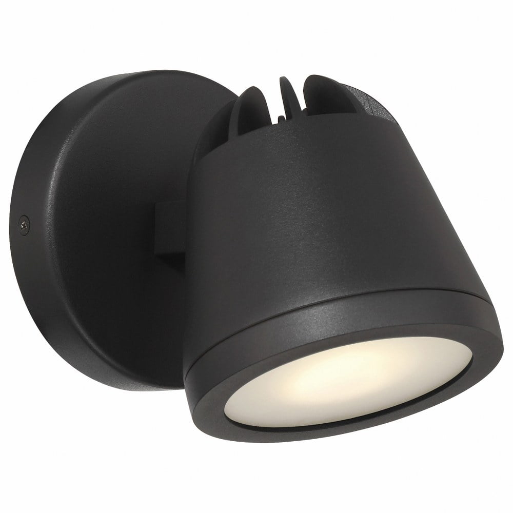 Compact Black Marine Grade Outdoor LED Spotlight