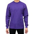 thumbnail image 1 of Access Men's Heavyweight Long Sleeve Thermal Crew Neck Top (Purple, X-Large), 1 of 6
