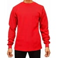 thumbnail image 1 of Access Men's Heavyweight Long Sleeve Thermal Crew Neck Top (Red, 2X-Large), 1 of 6