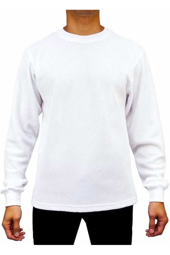 Men's Heavyweight Long Sleeve Thermal Crew Neck Top