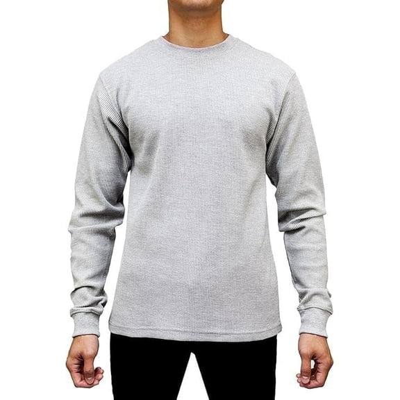 Access Men's Heavyweight Long Sleeve Thermal Crew Neck Top