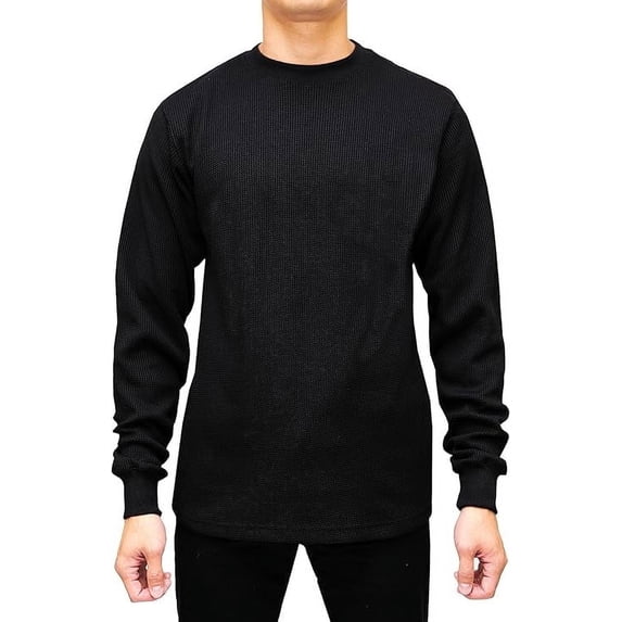 Access Men's Heavyweight Long Sleeve Thermal Crew Neck Top