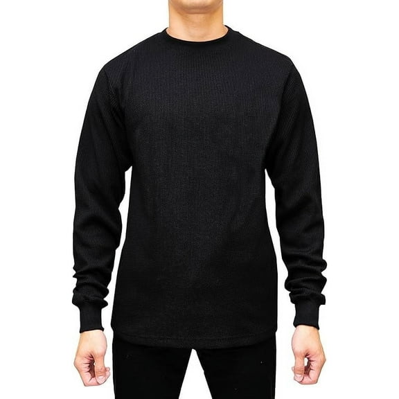 Access Men's Heavyweight Long Sleeve Thermal Crew Neck Top