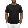 thumbnail image 1 of Access Men's Heavyweight Short Sleeve Cotton Crew Neck T-Shirt (Pack of 3) (Black, Small) AT35, 1 of 9