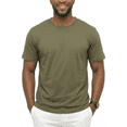 thumbnail image 1 of Access Men's Heavyweight Short Sleeve Cotton Crew Neck T-Shirt (Pack of 3) (Olive, 5X-Large) AT35, 1 of 9