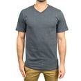 thumbnail image 1 of Access Men's Heavyweight Short Sleeve Cotton V-Neck T-Shirt (Pack of 3) (DK Gray, 2X-Large) AT37, 1 of 8