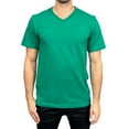 thumbnail image 1 of Access Men's Heavyweight Short Sleeve Cotton V-Neck T-Shirt (Pack of 3) (K Green, 4X-Large) AT37, 1 of 8