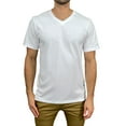 thumbnail image 1 of Access Men's Heavyweight Short Sleeve Cotton V-Neck T-Shirt (Pack of 3) (White, Large) AT37, 1 of 8