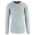 thumbnail image 1 of Access Men's Lightweight Fitted Thermal Crew Neck Top (LT Gray, 2X-Large), 1 of 1