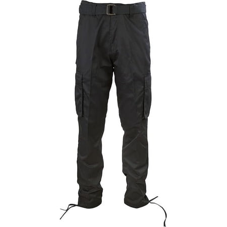 Access Men's Relaxed Loose Fit Cargo Work Pants (Black, 34x32) AP1515