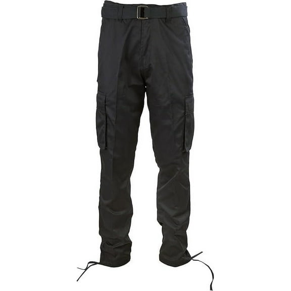 Access Men's Relaxed Loose Fit Cargo Work Pants (Black, 40x32) AP1515
