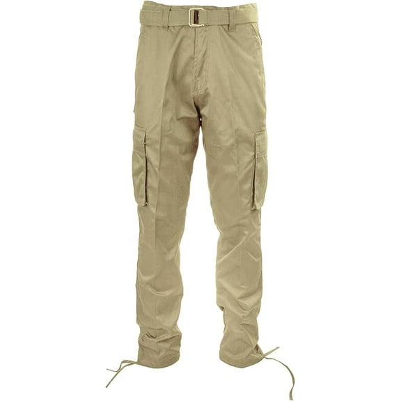 Access Men's Relaxed Loose Fit Cargo Work Pants (Khaki, 44x32) AP1515