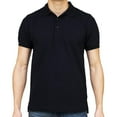thumbnail image 1 of Access Men's Short Sleeve Classic Uniform Pique Polo Shirt (Black, Large) AP21, 1 of 8
