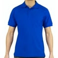 thumbnail image 1 of Access Men's Short Sleeve Classic Uniform Pique Polo Shirt (Royal, X-Large) AP21, 1 of 8
