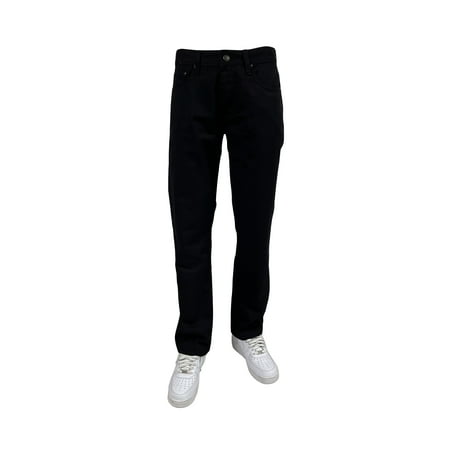 Access Men's Slim Straight Relaxed Fit Twil Pants (Black, 38x32)