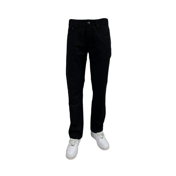 Access Men's Slim Straight Relaxed Fit Twil Pants (Black, 38x32)