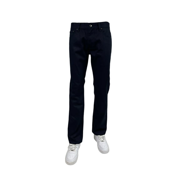 Access Men's Slim Straight Relaxed Fit Twil Pants (Navy, 36x32)