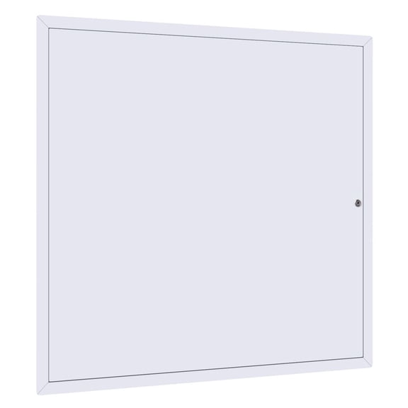 Access Panel for Drywall, 25.2 x 25.2 in Galvanized Steel Access Door, Easy Install Hinged Service Panel with Key, for Ceiling Plumbing Electrical, 24.4 x 24.4 in Cutout Size, White
