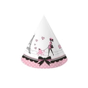 Access Party in Paris Child Size Paper Party Hats, 8 Ct
