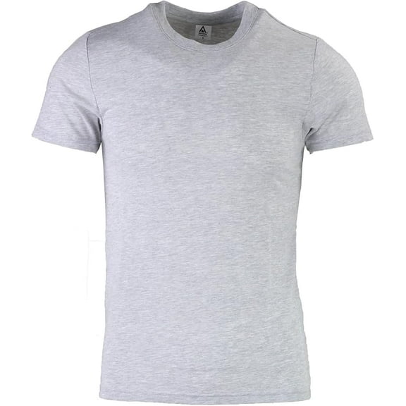 Access Premium Fitted Crew Neck Tees (LT Gray, 2X-Large)