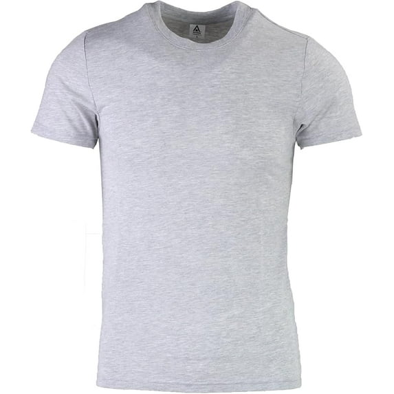 Access Premium Fitted Crew Neck Tees (LT Gray, Large)