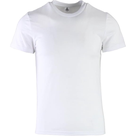 Access Premium Fitted Crew Neck Tees (White, Large)