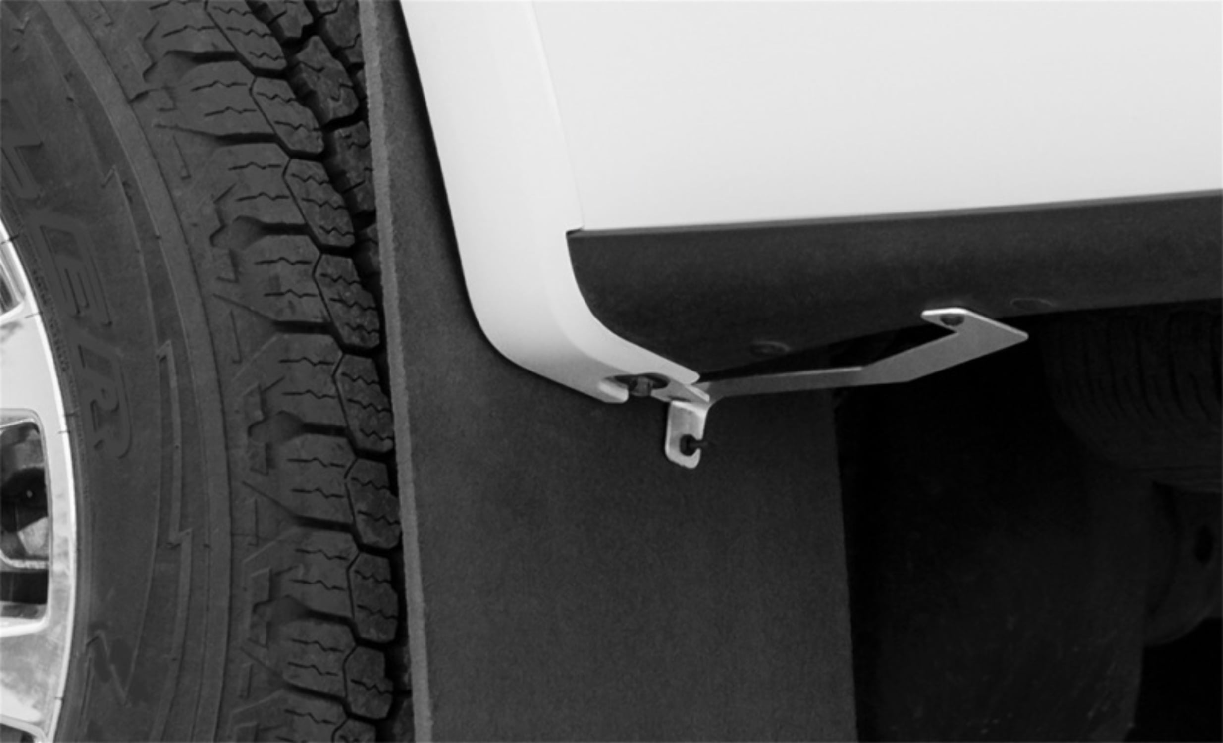 Access ROCKSTAR 2021+ Ford F-150 (Excl. Raptor) 12in W x 20in L Splash Guard - w/ Trim Plates - E101004209