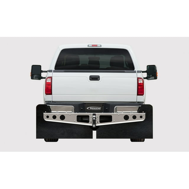 Access Rockstar Hitch Ford Make F - 350 2X Smooth Mill Finish Mounted Mud Flaps Fits select: 2004-2016 FORD F350