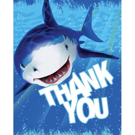 Access Shark Splash Thank You Card, 8 Ct