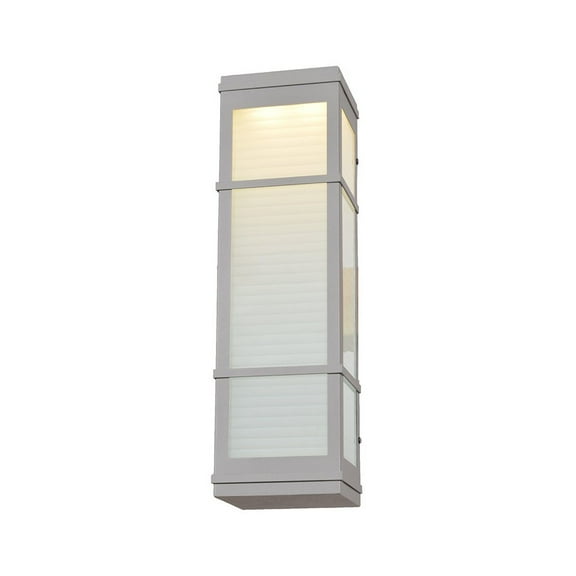 Access lighting 20040LEDDMG-SAT-RFR 5.85 x 20 x 5 in. Metropolis LED Outdoor Wall Fixture, Satin