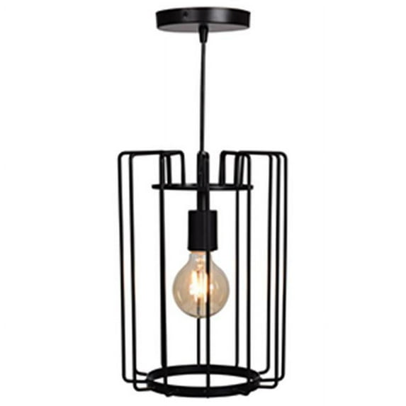 Access lighting 23891LEDDLP-BL 14.25 x 9 in. Wired 1-Light Vertical Cage Pendant, Black