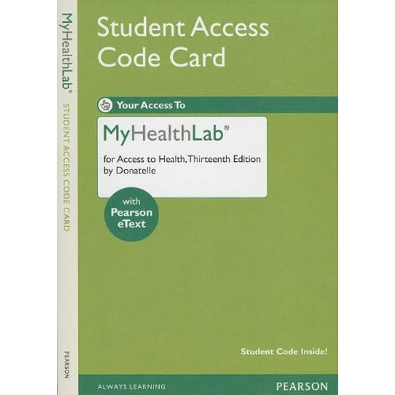 Access to Health Student Access Code Card