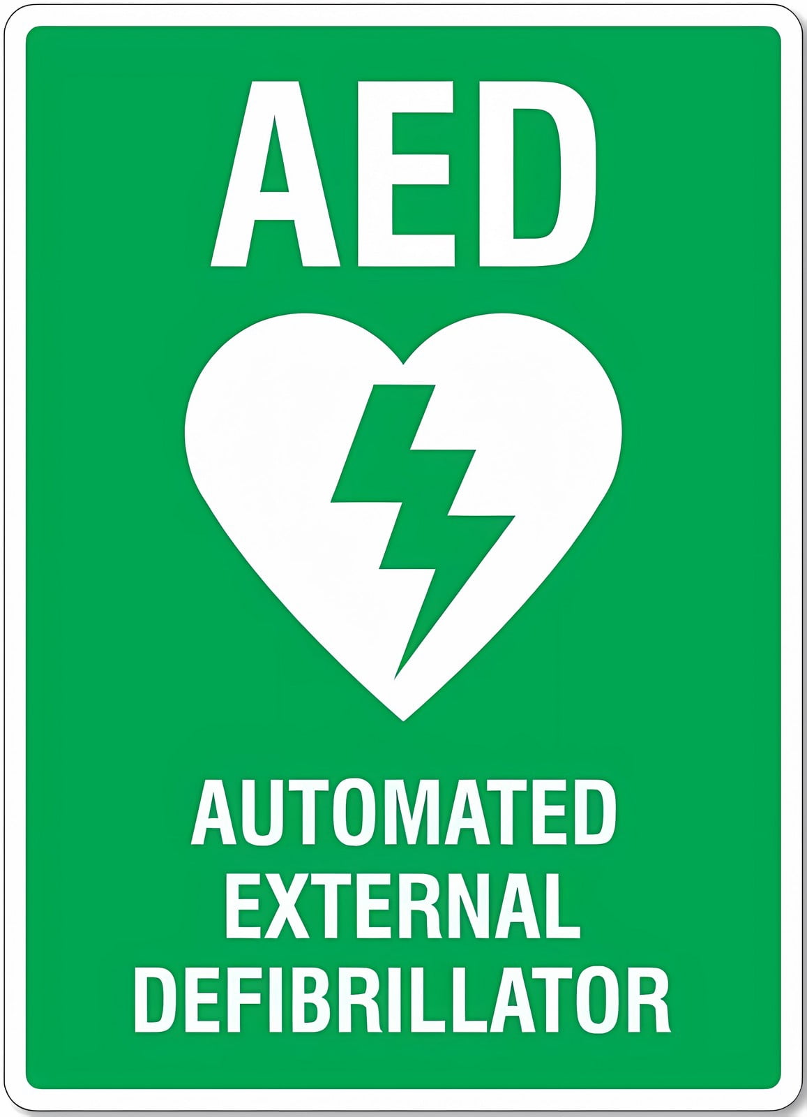Accessible Lift Sign 12 x 8 Inches - Reflective Aluminum Metal, With ...
