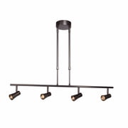 Access Lighting Sleek Bronze 4 Light LED Spotlight Pendant