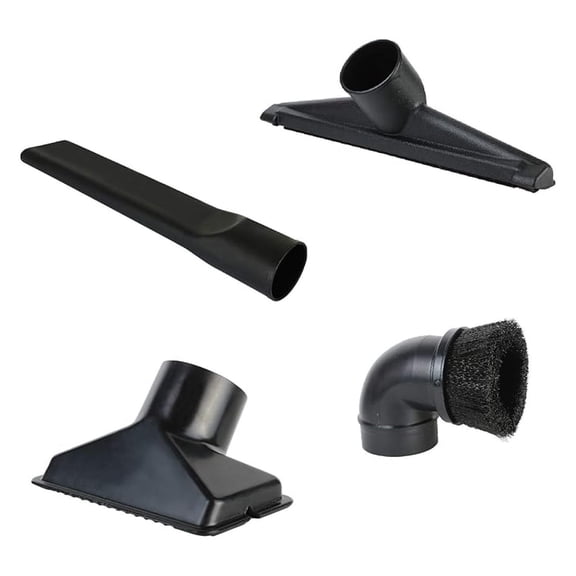 Accessories 2 1/2 inch Attachments (2.5 Wet Dry Vac Accessories - Floor Brush, Dust Brush, Crevice Tool, Utility Nozzle, for (4-Pack Attachments)