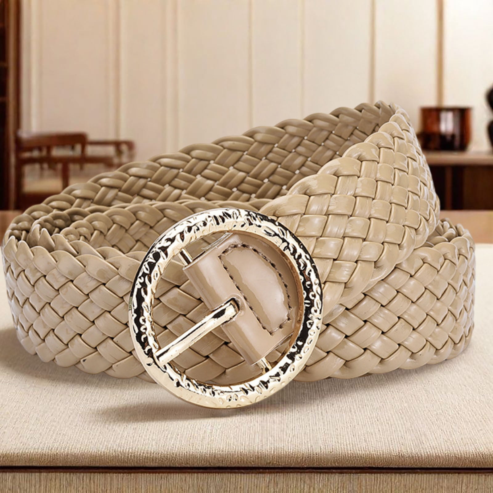 beige belts for dresses Accessories 2 – Women's Fashion Woven Glitter Belt Belts Jeans Pants Platform Competitor Title, 106x3 cm, evening dresses If you have a Miss Circle Xavy Baby Color:Olive