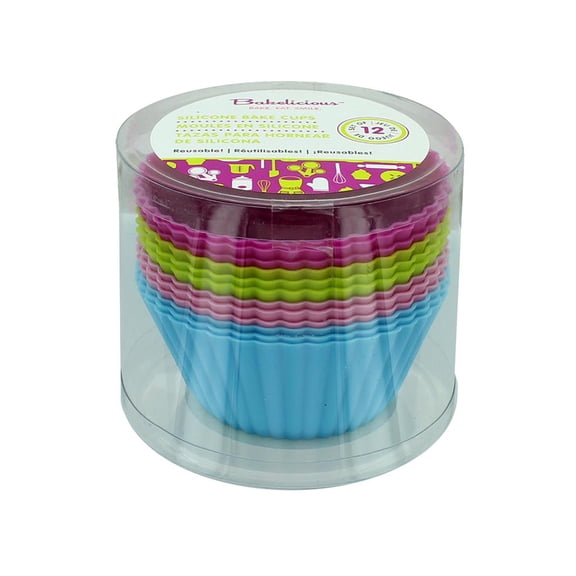 Fox Run Bakelicious Silicone Bake Cups 12pc