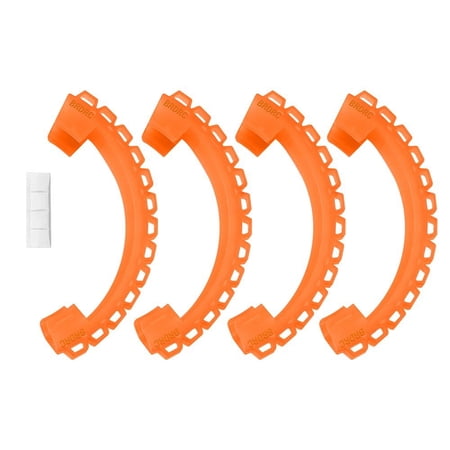 Accessories Buffer Rubber Lightweight Drone Protection Cover Bumper Rings Propeller Guard Protector ORANGE
