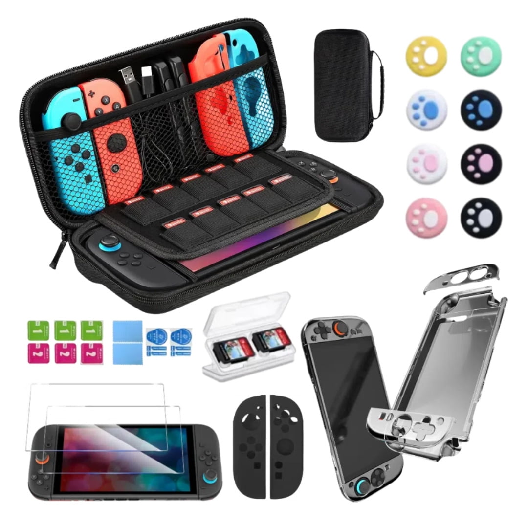 Nintendo Switch liteブラック＋ケース PlayVital ZealProtect ハードシェル保護ケース スクリーン