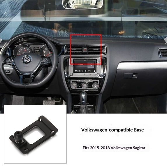 Accessories Car Cell Phone Holder Mobile Phone Mount For Volkswagen 2015-2018 Sagitar Base With Phone holder (Type 1)