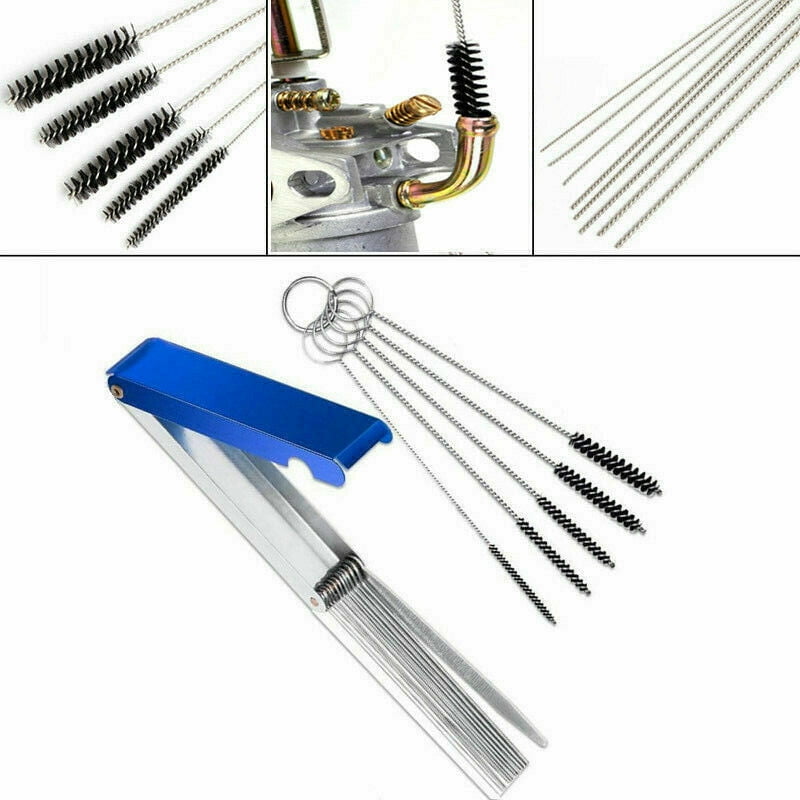 Accessories Carburetor Carb Jet Cleaning Tools Set Wire Cleaner Kit Motorcycle