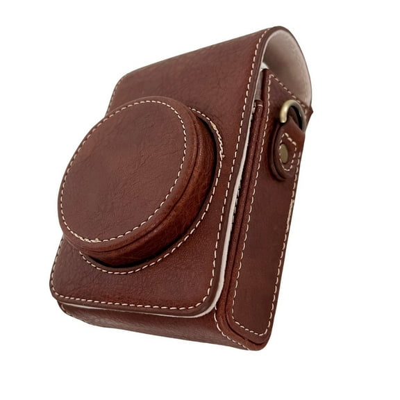 Accessories Digital Camera Protective Case PU Leather Camera Storage Bag With Removable Shoulder Strap Compatible With  GR2/GR3/GR3X  G7X2/G7X3  RX100/ZV1/LX10/SX740/ZR1000/CCD