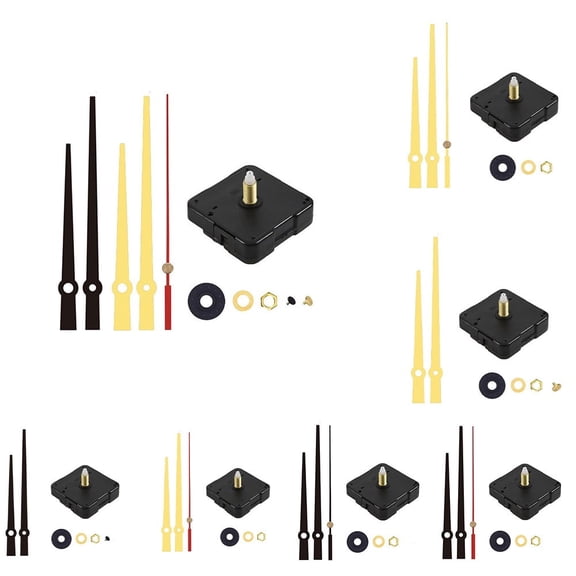 Accessories Diy Clock Parts Home Décor Battery Operated Movement Mechanism Kit Black-Red Smile Home